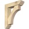 Ekena Millwork Westlake Slat Rough Sawn Bracket w/ Offset Brace, Douglas Fir, 6"W x 22"D x 26"H BKT0604X22X26WTL06RDF - alternate 1